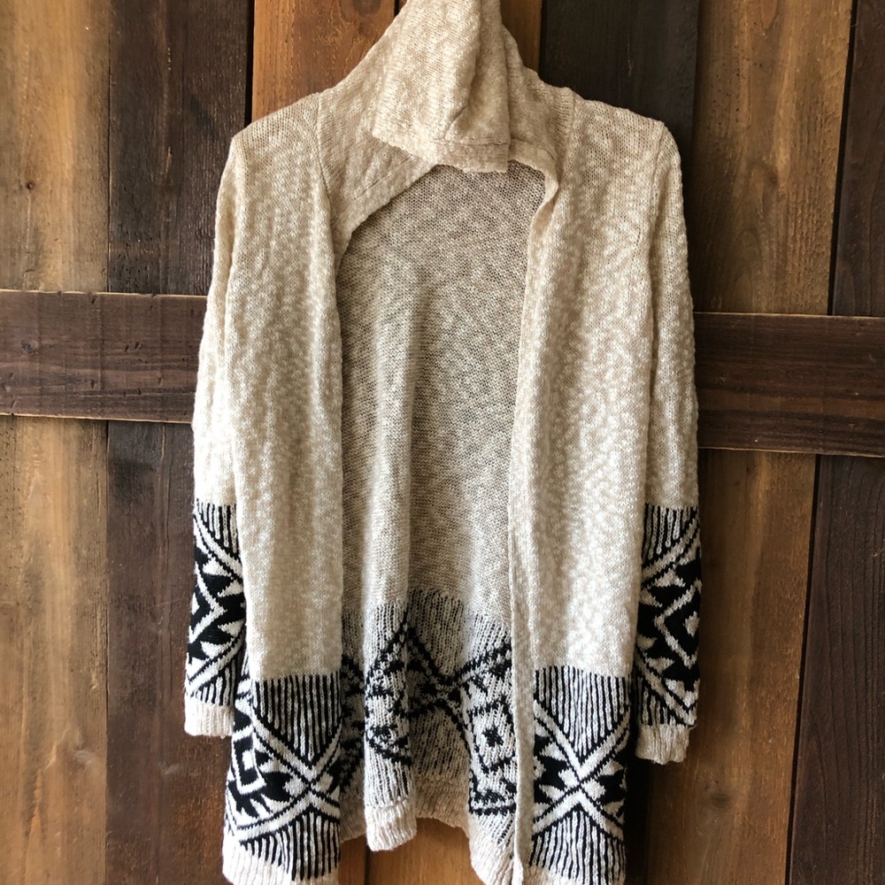 Hooded cardigan